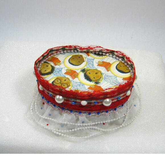 Keepsake Box for Jewelry Trinkets  Mementos Photos  w/ Mini Journal + Potpourri - Picture 3 of 8